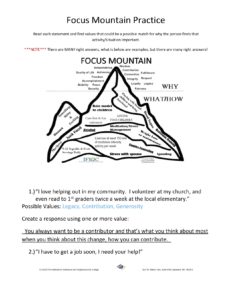 Skill Building Worksheets: Recognizing Values answer key