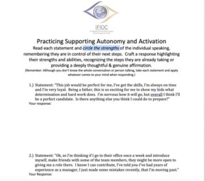 Skill building Worksheet- Practicing recognizing Strengths